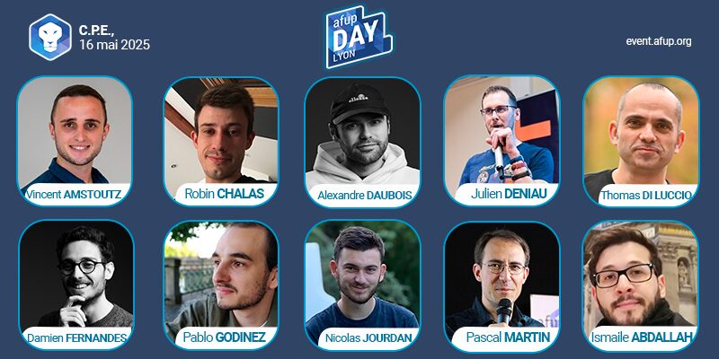 speakers de l'AFUP DAY Lyon 2025
